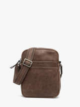 Sac Bandoulire Spider Cuir Etrier Marron spider ESPI704M