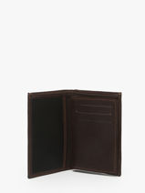 Portefeuille Porte-monnaie Oil Cuir Etrier Marron oil EOIL027-vue-porte