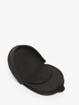 Porte-monnaie Oil Cuir Etrier Noir oil EOIL044-vue-porte