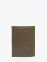 Portefeuille Porte-monnaie Oil Cuir Etrier Vert oil EOIL142