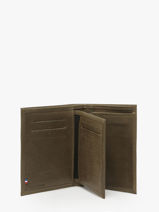 Portefeuille Porte-monnaie Oil Cuir Etrier Vert oil EOIL247-vue-porte