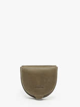Porte-monnaie Oil Cuir Etrier Vert oil EOIL044