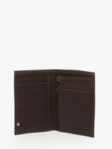 Portefeuille Porte-monnaie Oil Cuir Etrier Marron oil EOIL5007-vue-porte